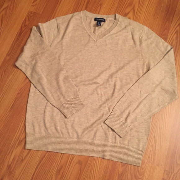 Men’s Lands’ End V Neck - Picture 2 of 5